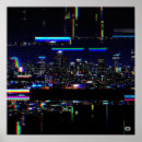 Zoek naar glitch kunst Cyberpunk
