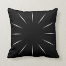 Recherche de noir et argent coussins Simple