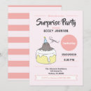 Recherche de gâteau kawaii invitations Pastel