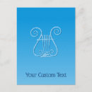 Recherche de symbole de musique cartes postales Fuzzy icon