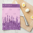 Zoek naar paars patroon keuken handdoeken Uniek