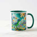 Recherche de préhistoire tasses Dinosaure