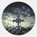 Recherche de croix gothique autocollants Foncé