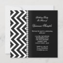 Recherche de chevron moderne invitations Blanc