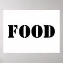 Recherche de nourriture drôle posters Humoristique