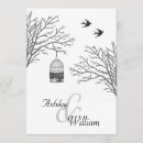 Recherche de hirondelle invitations Vintage