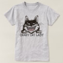 Recherche de cat lady tshirts Dame de chat fou