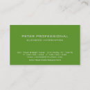 Recherche de vert pomme cartes visite Professionnel