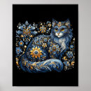 Zoek naar bloem motief posters Blauw
