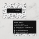 Recherche de points standard cartes visite Motif