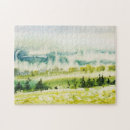 Recherche de paysage puzzles Aquarelle