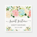 Recherche de menthe rose serviettes Aquarelle