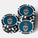 Zoek naar schedel pokerchips Halloween