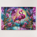 Recherche de flamants roses puzzles Pour elle