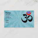 Zoek naar yoga teken visitekaartjes Lotus