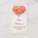 Recherche de fleur rouge cartes visite Vintage