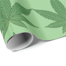 Recherche de feuille de mauvaise herbe papier cadeau Fumée