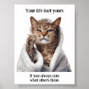 Recherche de funny cat posters Chat