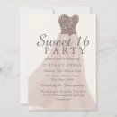 Recherche de champagne 16ans anniversaire invitations Sweet sixteen