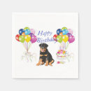 Zoek naar rottweilers servetten Puppy