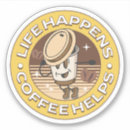 Recherche de caféine autocollants Dessin