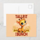 Recherche de bande dessinée de girafe cartes postales Illustration