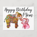 Recherche de éléphant peint cartes postales Mignon