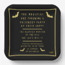 Recherche de halloween papier assiettes Fournitures de partie