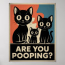 Zoek naar grappige zwarte kat posters Katje