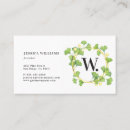 Recherche de guirlande de feuille cartes visite Aquarelle