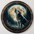 Recherche de lune de loup badges Animal