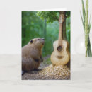 Zoek naar grappige bever kaarten Bos