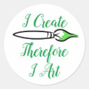 Recherche de créativité autocollants Artiste
