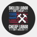 Recherche de syndicats autocollants Main d'oeuvre bon marché