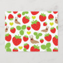 Recherche de motif fraise cartes postales Nourriture