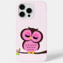 Zoek naar uil patroon iphone hoesjes Roze