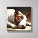 Recherche de chien de bull terrier art Portrait