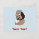 Recherche de illustration de chien cartes postales Pour enfants