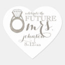 Recherche de bagues autocollants Future mariée
