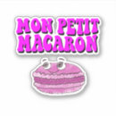 Recherche de pâtisserie française autocollants Macaron
