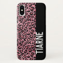 Recherche de guépard iphone coques Rose