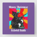 Recherche de rétro noël horloges Santa claus