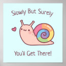 Zoek naar slakken posters Schattig