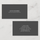 Recherche de gris foncé cartes visite Consultant