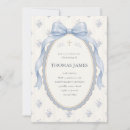 Recherche de ruban bleu invitations Élégant