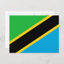 Recherche de drapeau de la tanzanie cartes postales Tanzanien