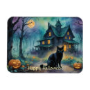 Recherche de chat halloween magnets Maison déplaisante