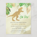 Recherche de dinosaure baby shower invitations Soirée dino
