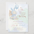 Recherche de un petit lapin invitations Bébé