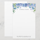 Zoek naar blauwe bloemen briefpapier Hydrangea